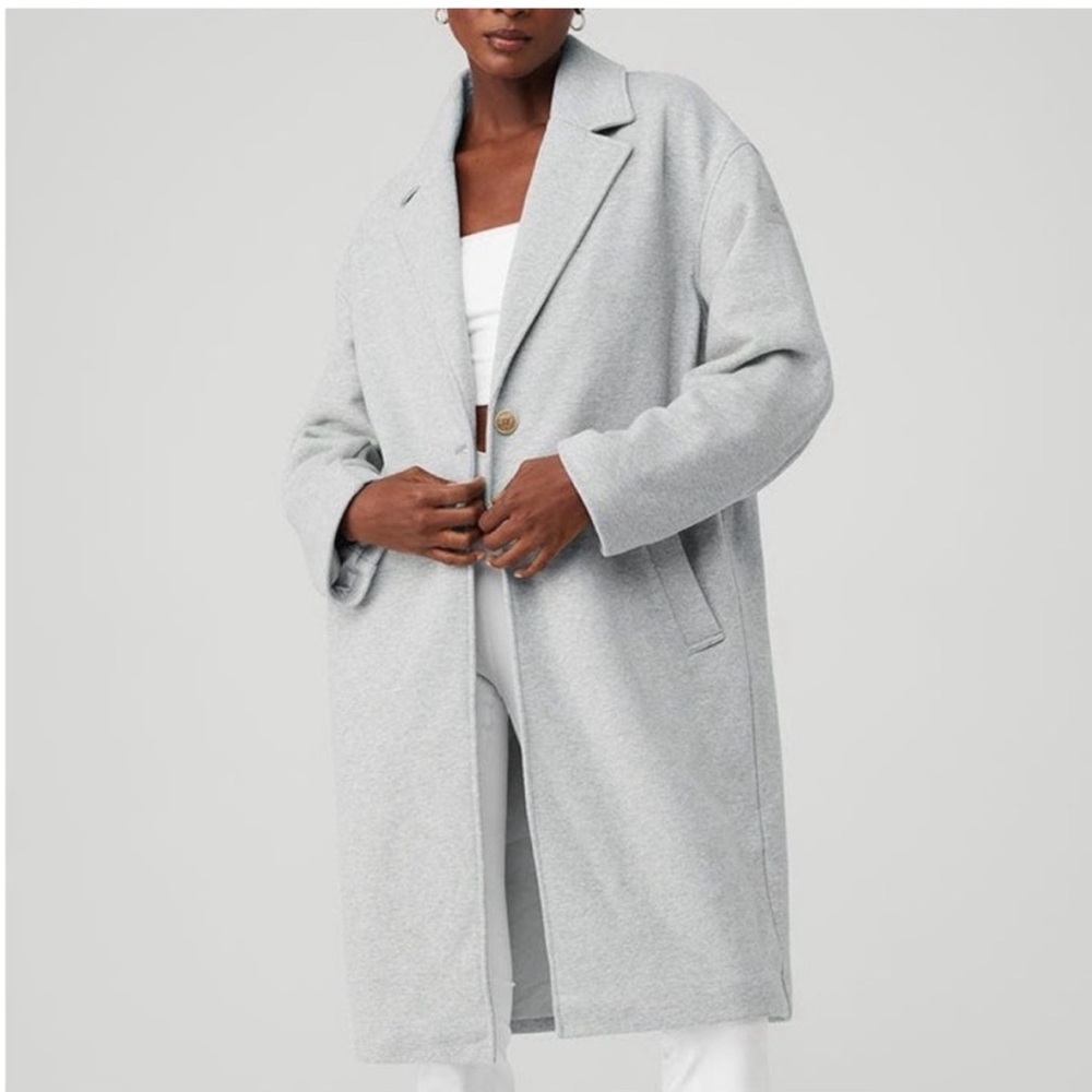 Women's Gray trench